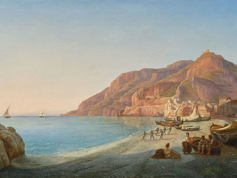 1802-Friedrich Thøming - Costiera Amalfitana